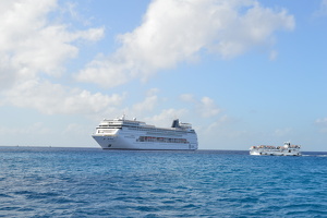 MSC Armonia With Tender Boat