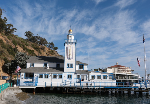 Avalon Yacht Club with Casino Background
