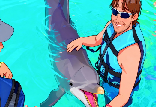 Dad & Dolphin